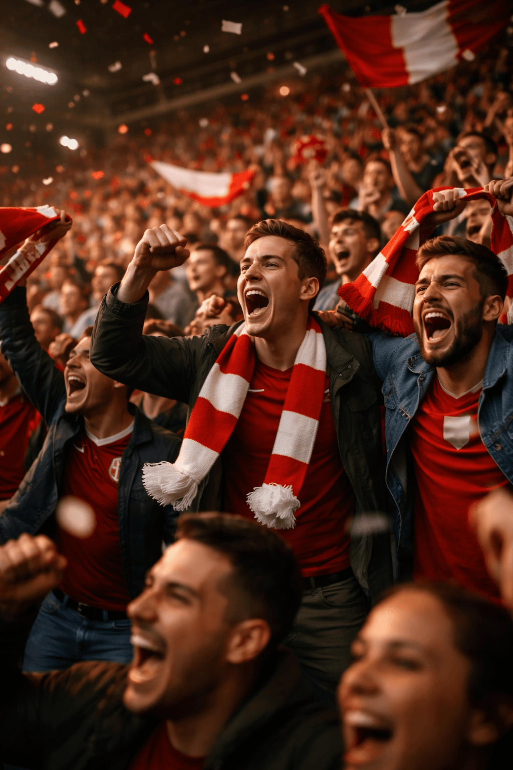 Supporters en tribune